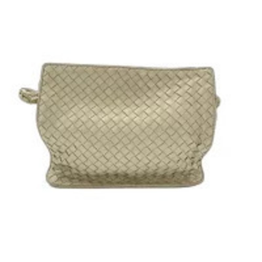 Bottega Veneta Leather Shoulder Bag White